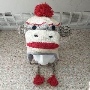 Nirvana Designs Ear Flap Hat Teen Child OS Multicolor Wool Lined Handmade Nepal